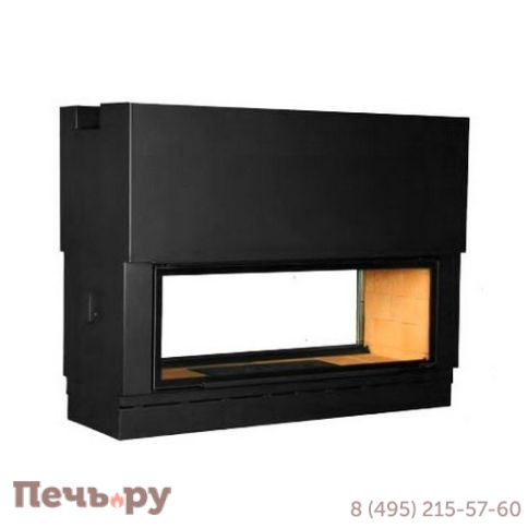 Каминная топка Axis AX-H 1600 DF-N RT (черная) фото