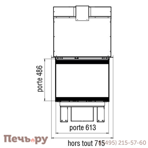 Каминная топка Axis XP00803V фото 5