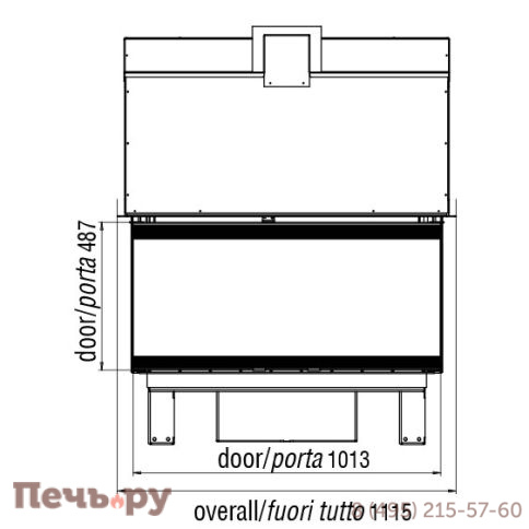 Каминная топка Axis XP01203V фото 5