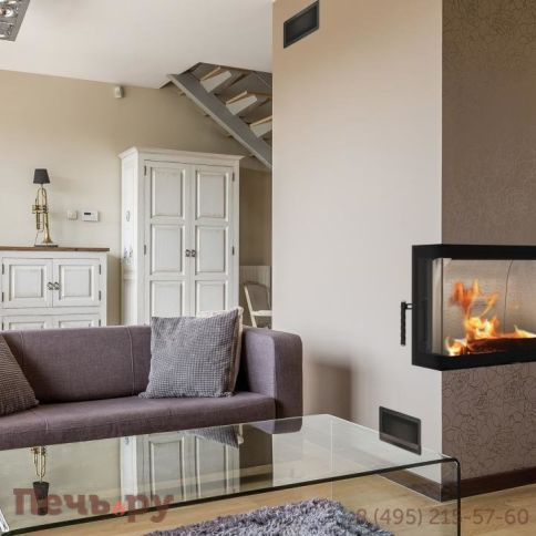 Каминная топка BeF Home Therm 7 угловая фото 3