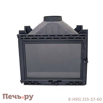 Каминная топка Diffusion А1R1, с двойным дожигом, без шибера фото