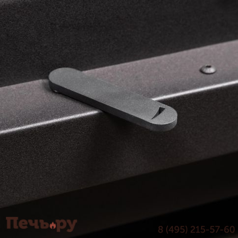 Каминная топка ЭкоКамин Альфа 700 три стекла подовая (черный шамот) фото 11