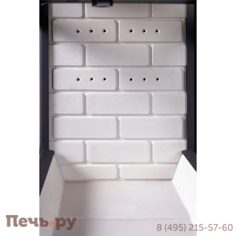 Каминная топка ЭкоКамин Дельта 700 P три стекла подовое горение принтинг фото 10