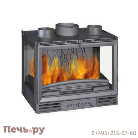 Каминная топка Invicta insert 700 Гранд Визьон Турбо 3 стекла фото