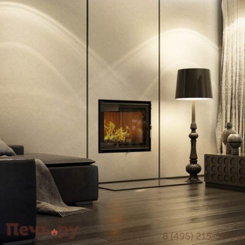 Каминная топка Kratki Aquario/A/18/PW/W с водяным контуром фото 2