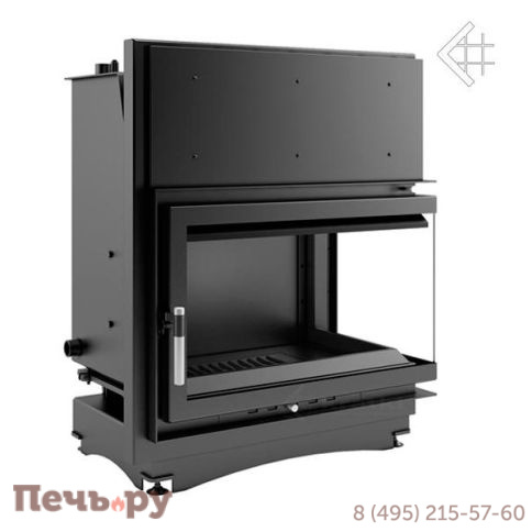 Каминная топка Kratki Oliwia/PW/BP/17/BS/W (угловое стекло справа, змеевик) фото 3