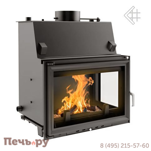 Каминная топка Kratki Oliwia/PW/BP/22/W (стекло справа) фото