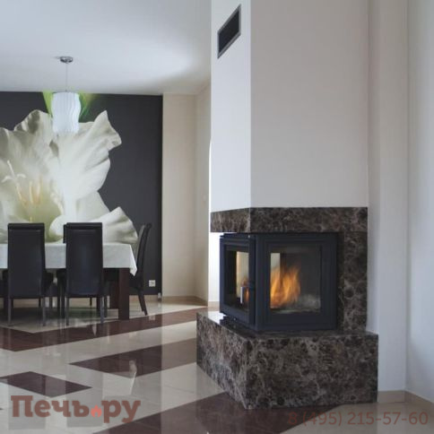 Каминная топка Kratki Zuzia/LP (стекло слева-справа) фото 2