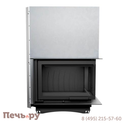 Каминная топка Kratki Zuzia/P/BS/G (угловое стекло справа,гильотина) фото 4