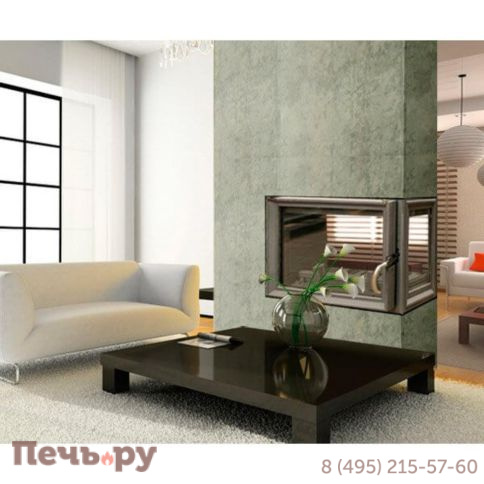 Каминная топка Kratki Zuzia/PT (тунель, стекло справа) фото 2