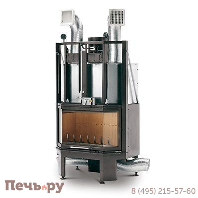 Каминная топка Palazzetti Ecomonoblocco 66 V08-S exagone Low фото