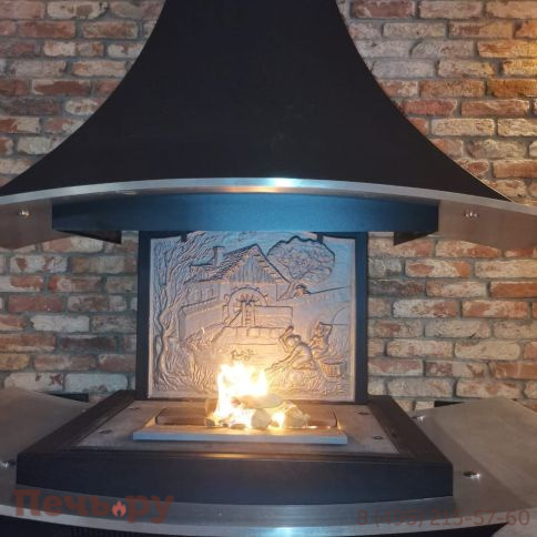 Каминная топка Polyflam Monobloc 840 diam.280 фото 3