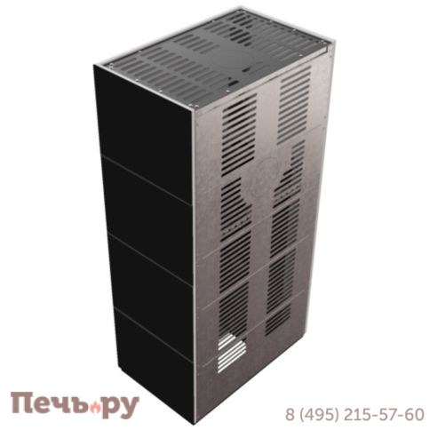 Каминокомплект Kratki Pro Floki в облицовке Nero Assoluto фото 6