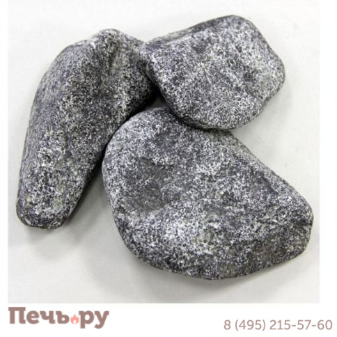 Камни для бани Хромит 10 кг. обвалованный фото