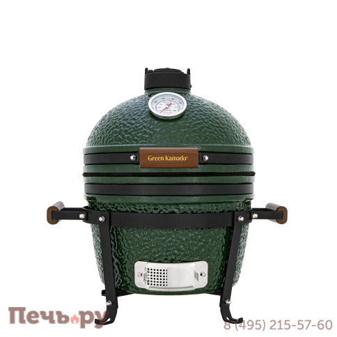 Керамический гриль Green Kamado S фото 13