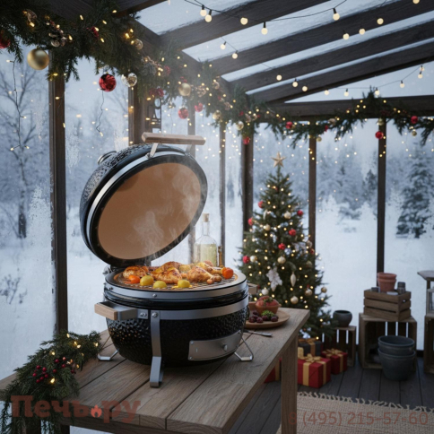 Керамический гриль Monolith Icon фото