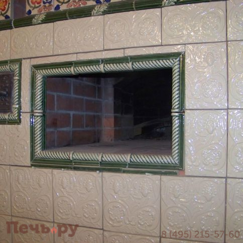 Кирпичная печь с кафелем и лежанкой, арт. 246747 фото 4