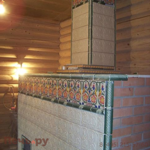 Кирпичная печь с кафелем и лежанкой, арт. 246747 фото 6