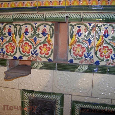 Кирпичная печь с кафелем и лежанкой, арт. 246747 фото 8