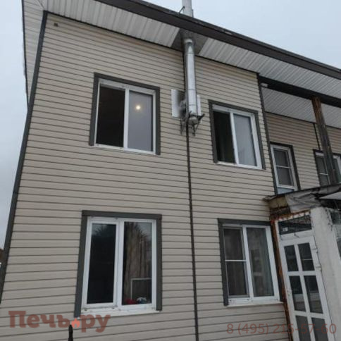 Комплект дымохода Дымок, нержсталь, проход через стену, задний выход фото 29