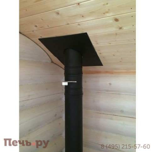 Комплект дымохода Schiedel Permeter, нержсталь, черный, проход через крышу, верхний выход + изоляционные материалы фото 29