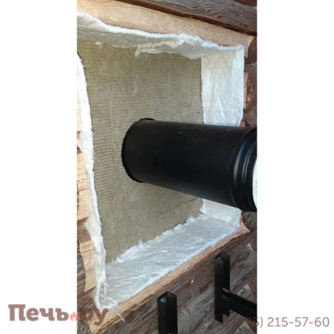 Комплект дымохода Schiedel Permeter, нержсталь, черный, проход через крышу, верхний выход + изоляционные материалы фото 36