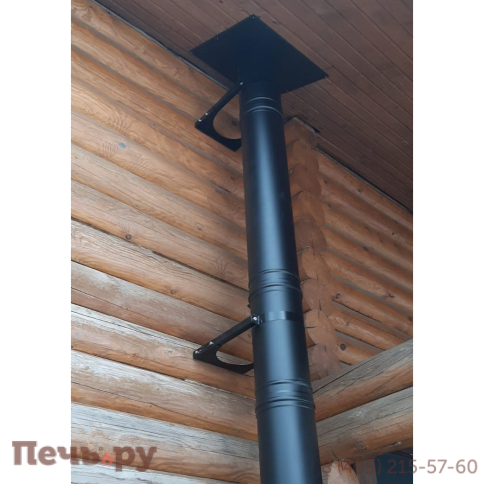 Комплект дымохода Schiedel Permeter, нержсталь, черный, проход через крышу, верхний выход + изоляционные материалы фото 38