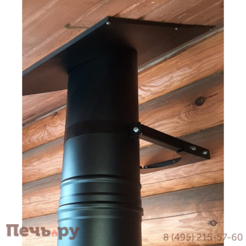 Комплект дымохода Schiedel Permeter, нержсталь, черный, проход через крышу, верхний выход + изоляционные материалы фото 39