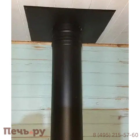 Комплект дымохода Schiedel Permeter, нержсталь, черный, проход через крышу, верхний выход + изоляционные материалы фото 46