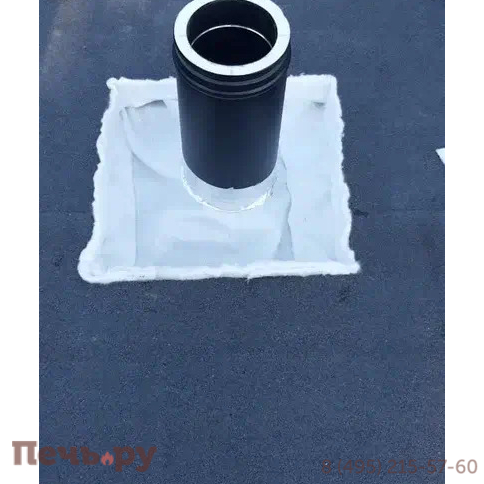 Комплект дымохода Schiedel Permeter, нержсталь, черный, проход через крышу, верхний выход + изоляционные материалы фото 50