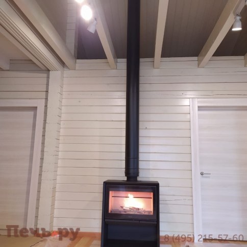 Комплект дымохода Schiedel Permeter, нержсталь, черный, проход через крышу, верхний выход + изоляционные материалы фото 57