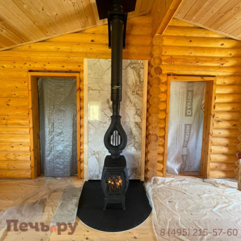 Комплект дымохода Schiedel Permeter, нержсталь, черный, проход через крышу, верхний выход + изоляционные материалы фото 58