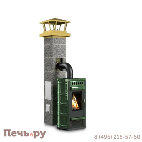 Комплект керамического дымохода AWT, д. 180 мм фото