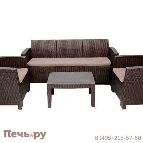 Комплект мебели Gardeck B:Rattan Arizona Set Max, венге (на 5 персон) фото