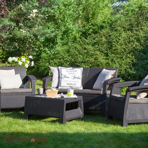 Комплект мебели Gardeck Корфу сет (Corfu set) графит фото 3