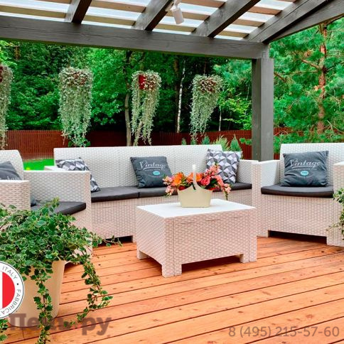 Комплект мебели NEBRASKA SOFA 3 (3х местный диван), белый фото 15