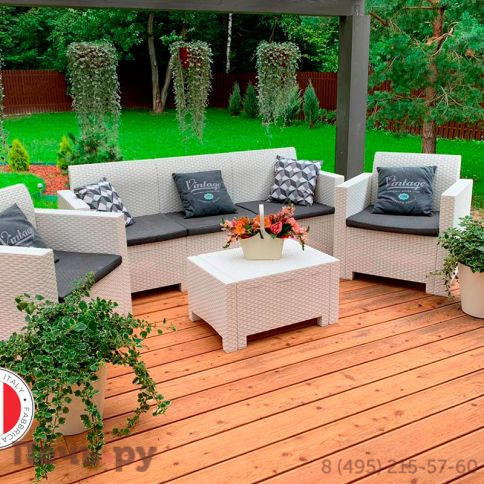 Комплект мебели NEBRASKA SOFA 3 (3х местный диван), белый фото 16