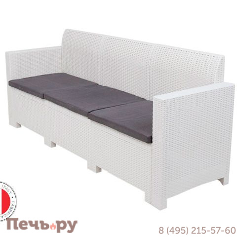 Комплект мебели NEBRASKA SOFA 3 (3х местный диван), белый фото 2