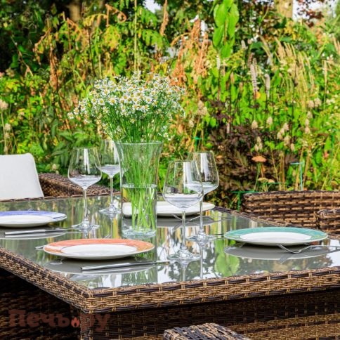 Комплект мебели Royal Family Karl Plus коричневого цвета фото 2