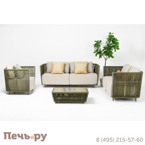 Комплект плетеной лаунж мебели RosaDesign Gilda фото