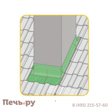 Комплект примыкания L (38х100см) Schiedel Isotor фото 2