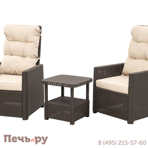 Комплект уличной мебели B:Rattan MANCHESTER SET 2, цвет венге фото 2