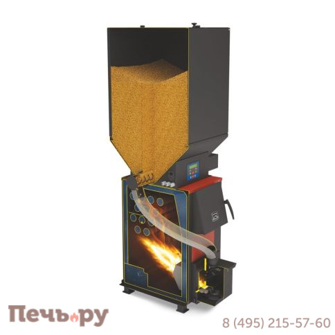 Котел отопительный Теплодар Куппер ОВК 10 с пеллетной горелкой фото 2