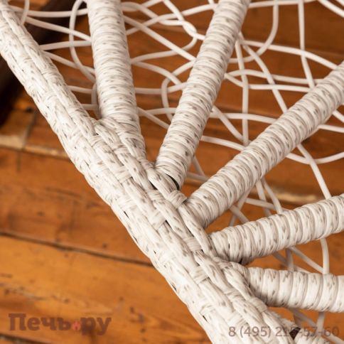 Кресло двухместное подвесное плетеное с подушкой ReeHouse Vick фото 3