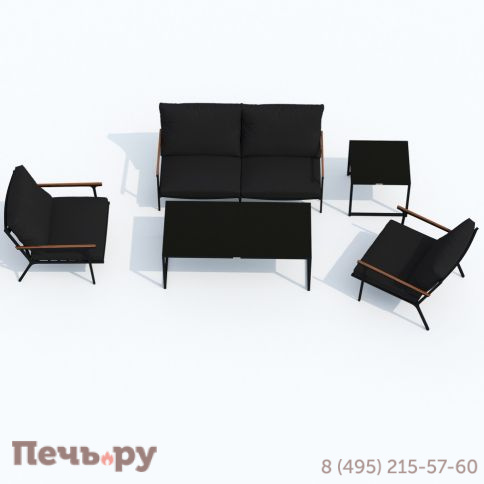 Кресло FESTA черное фото 8