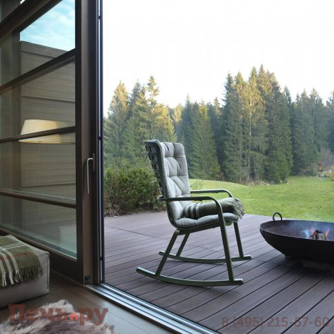 Кресло-качалка пластиковое с подушкой Gardeck Nardi Folio 003/403000000004/4029800 фото 5