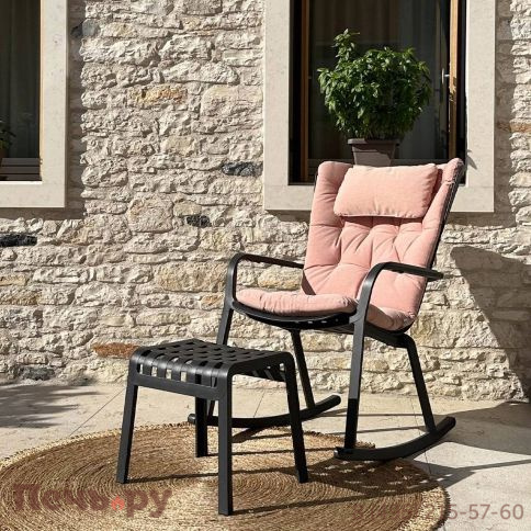 Кресло-качалка пластиковое с подушкой Gardeck Nardi Folio 003/403005300004/4029853 фото 2