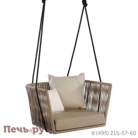 Кресло-качели плетеное Kettal Bitta фото