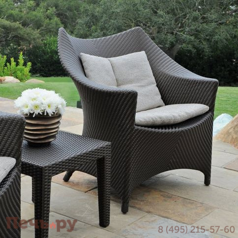 Кресло лаунж плетеное JANUS et Cie Amari JNS/736-10-121/LS фото 3