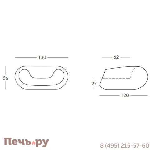 Кресло пластиковое Slide Chubby Standard фото 7